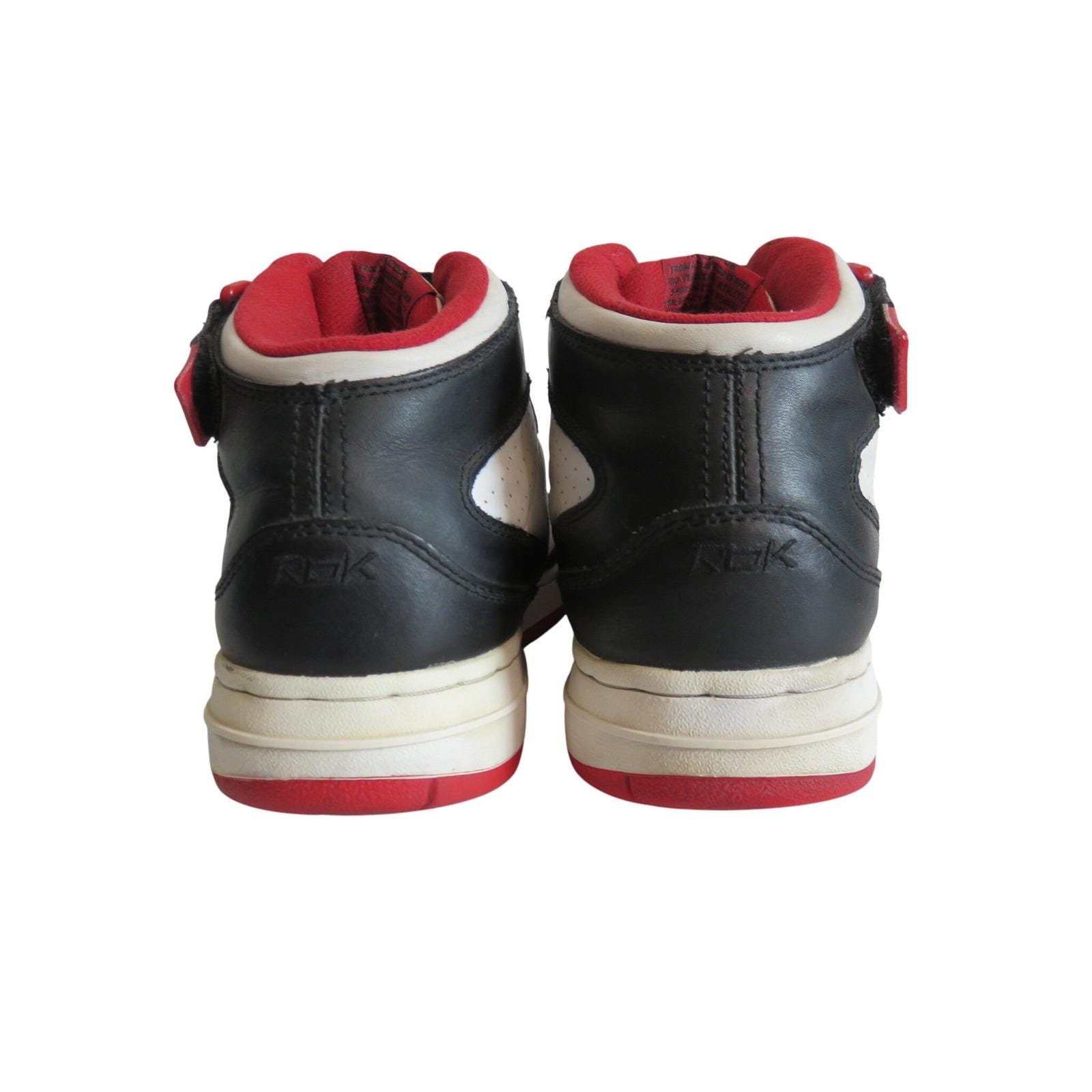 Vintage Allen Iverson Reebok High Top Mens Black Red Leather Sneakers Size 9 Vintage Allen Iverson Reebok I3 High Top Mens Black Red  main image 2