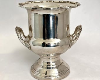 Vintage Leonard Silverplate Trophy Ice Bucket Urn Champagne Chiller