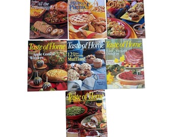 Taste of Home Magazine Lot 7 Issues 2003-2006 Cooking Recipes Holiday Baking