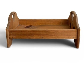 Vintage Wooden Bed Heart Frame for 18" American Girl Doll