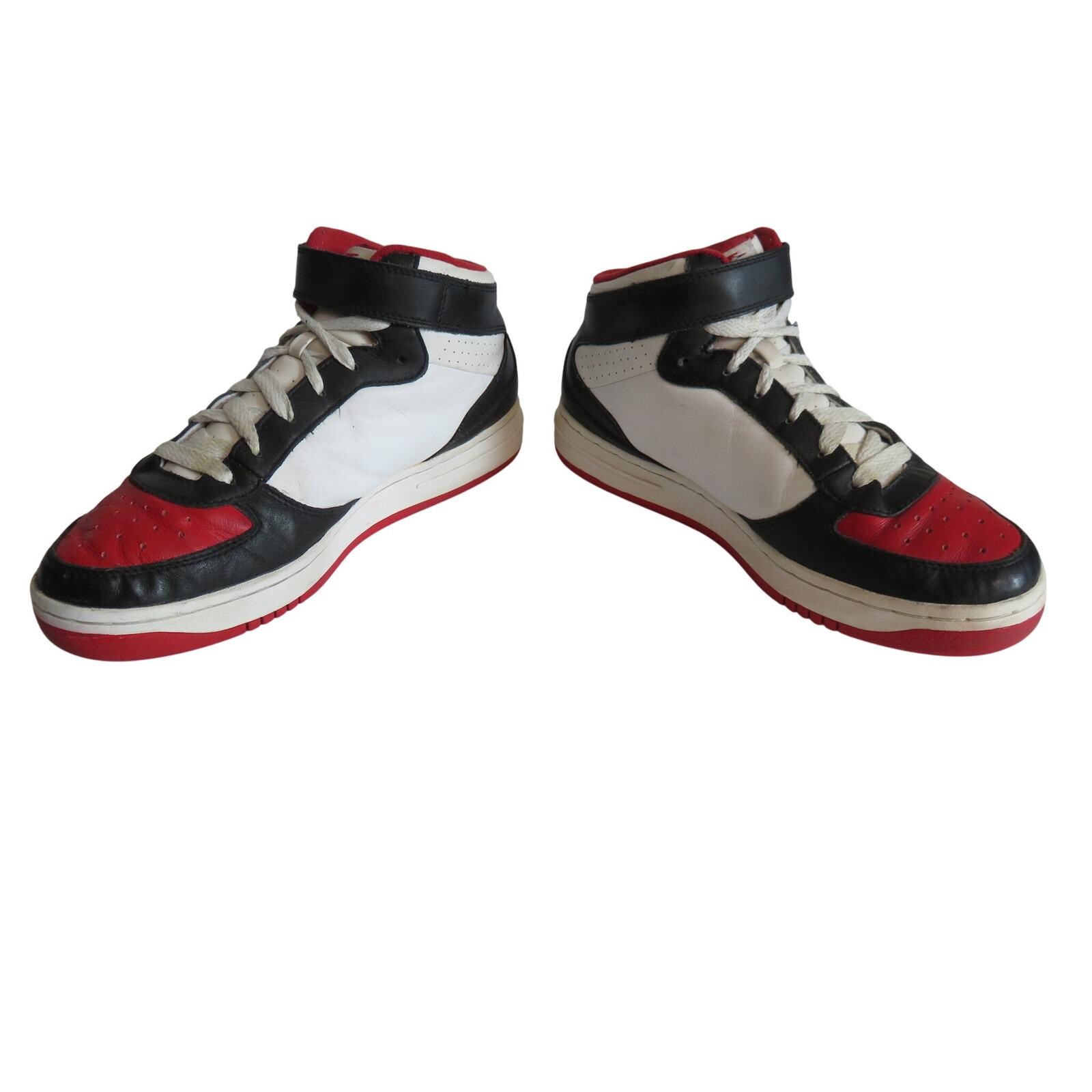 Vintage Allen Iverson Reebok High Top Mens Black Red Leather Sneakers Size 9 Vintage Allen Iverson Reebok I3 High Top Mens Black Red  main image 3