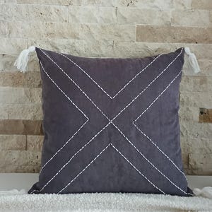 Federa grigia, Federa per cuscino, Federa, Federa per soggiorno, Federa regalo, Federa moderna, Federa decorativa