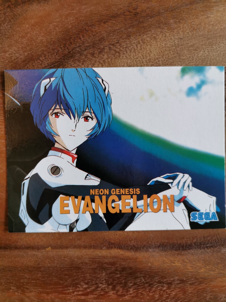 Neon Genesis Evangelion Sega rare postcard excellent condition
