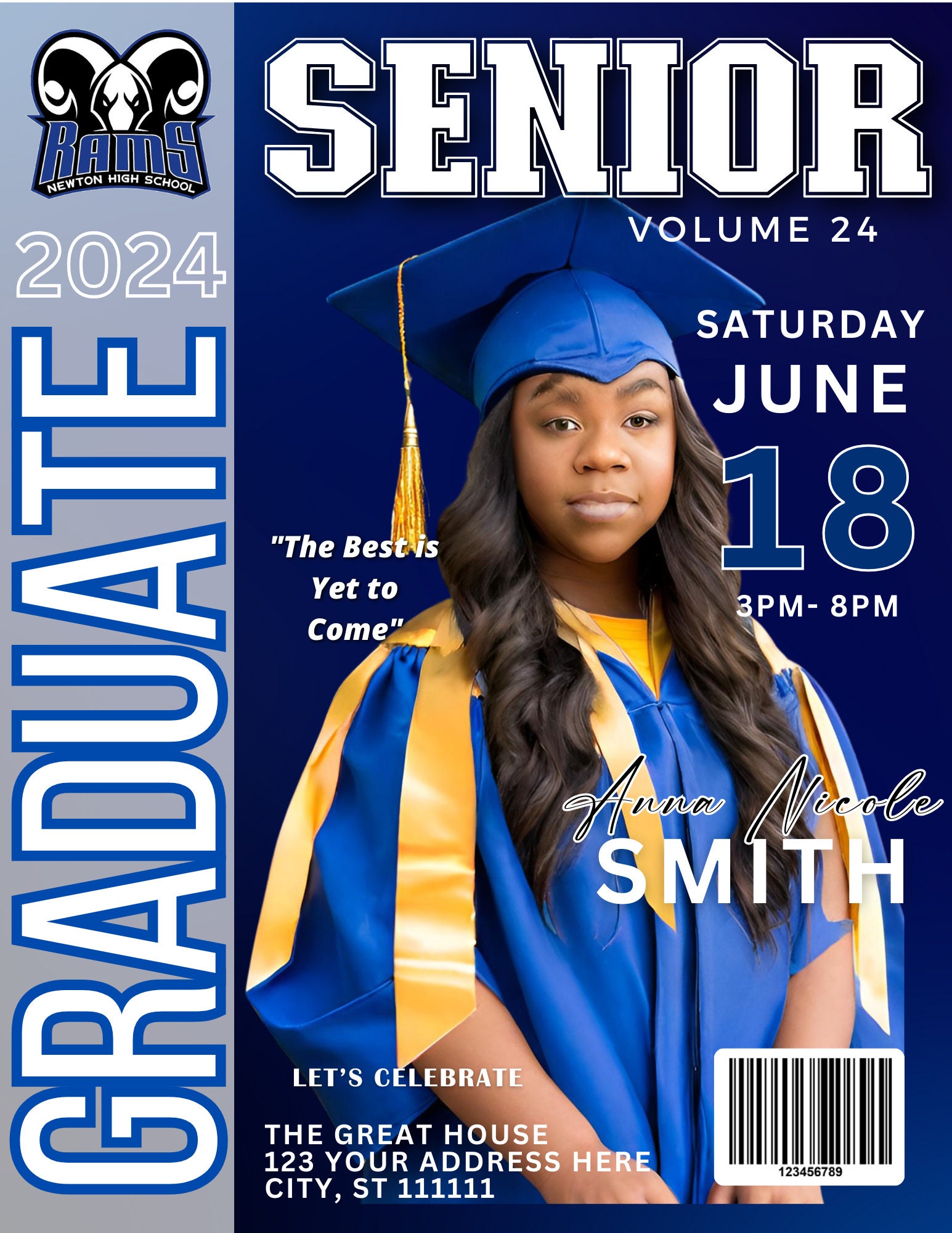 Special Edition Customizable Graduation Announcement Templates