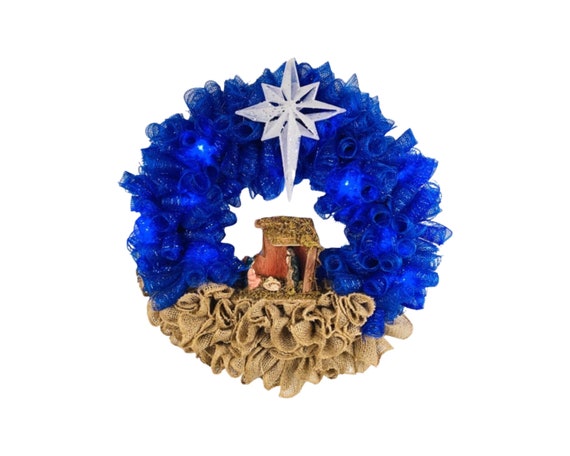 Christmas wreath religious Clearance