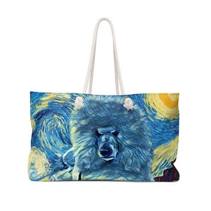 Pudel Weekend Bag, Pudel Geschenk, Standard Pudel, Show Pudel, Hundetasche,