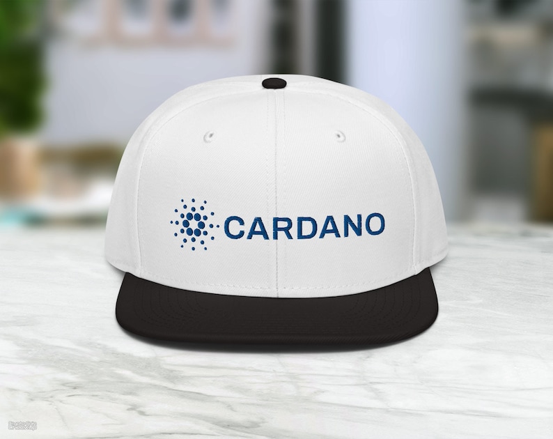Cardano Logo Hat Cardano Snapback Hat Cardano Hat Crypto Hat 3D Puff Embroidery