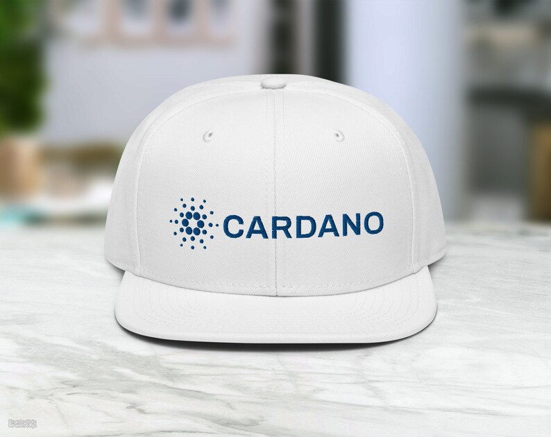 Cardano Logo Hat Cardano Snapback Hat Cardano Hat Crypto Hat 3D Puff Embroidery