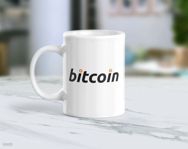 Bitcoin Logo Mug Bitcoin Coffee Mug Crypto Gift | Etsy