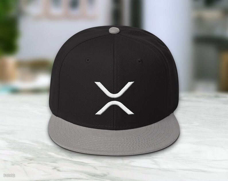 XRP Symbol Snapback Hat 3D Puff Crypto Hat XRP Hat | Etsy