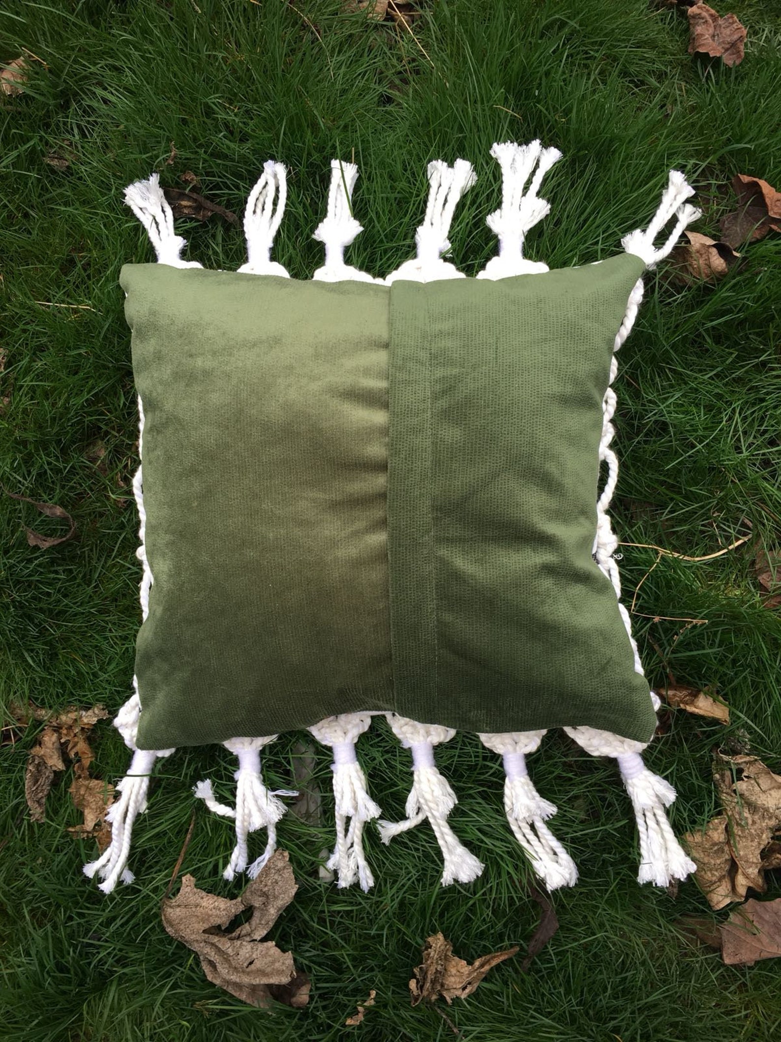 Macrame Pillow Covermacrame Pillow Casemacrame Cushionboho Etsy