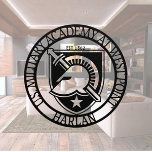 Personalized West Point Metal Sign, United States Military Academy, College Alumni Gift, Army Academy, West Point Cadets, Army Officer,