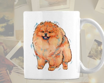 Pomeranian custom dog mug unique gift for dog mom  coffee Memorials in memory of pet loss   home tea Memorial