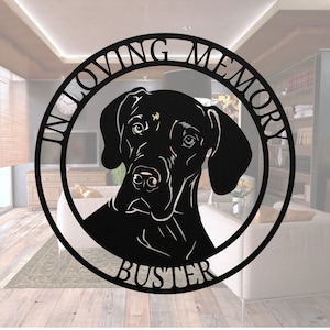 In Loving Memory Great Dane Family Name Metal Dog Silhouette, Memorial, Gift Home, Pet Memorial, Spring Garden Gift, Great Dane Mom,