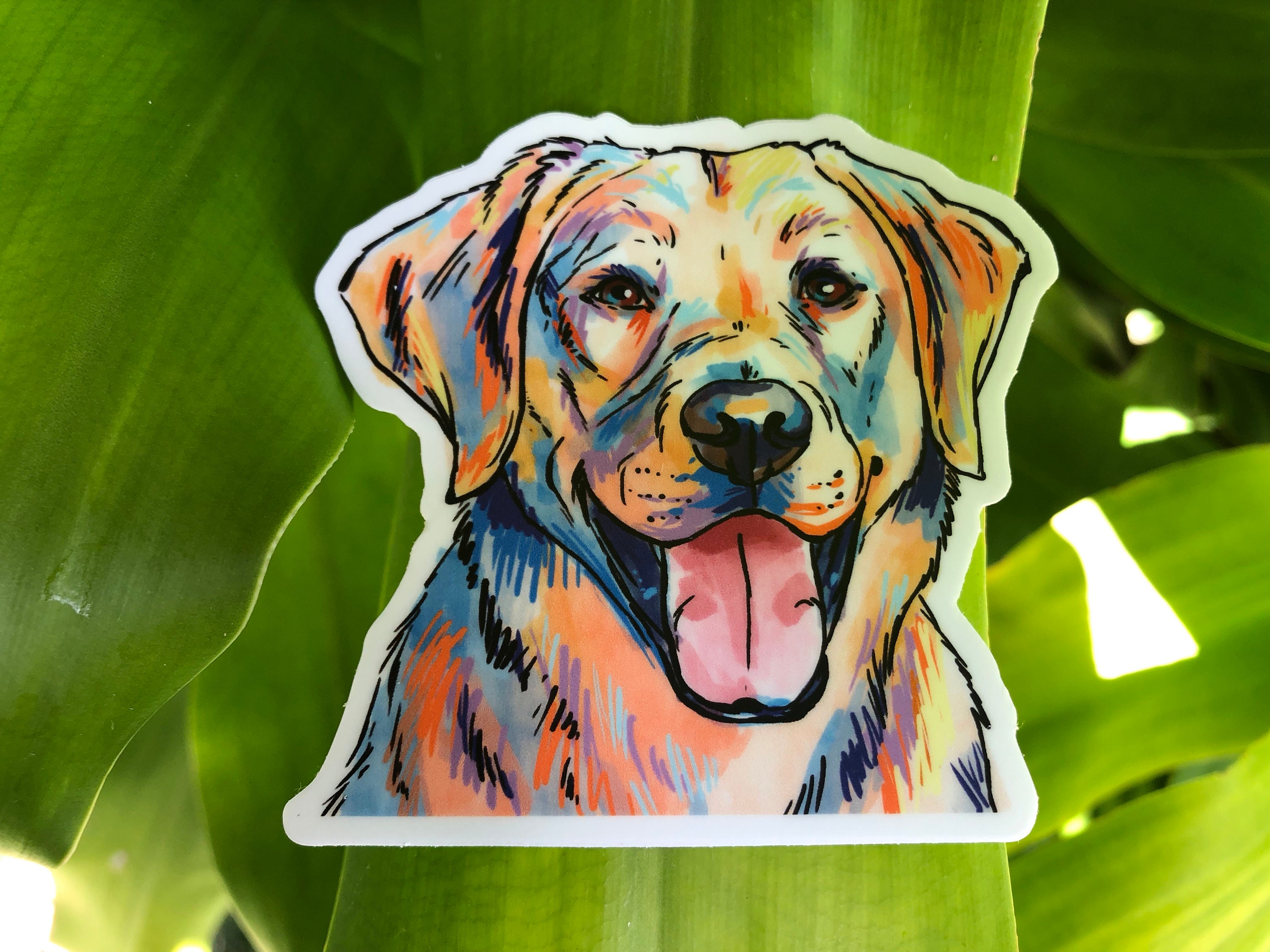 Yellow Labrador Retriever Sticker Decal for Lab Mama I Lab Etsy