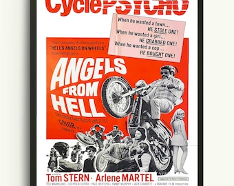 レア 特大ポスター　 ヘルズ・エンジェルス ポスター『Hells Angels Forever 』ヘルズ・エンジェルズ - メルカリ