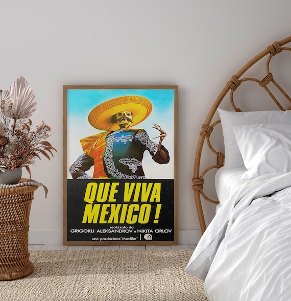Mexican Art Day of the Dead Movie Poster Wall Art Prints , Viva