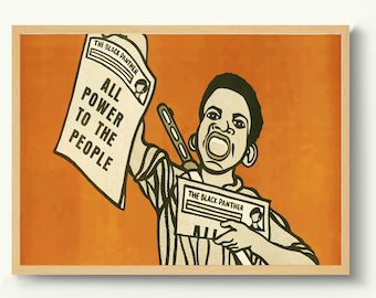 African American Art Print: Power to the People (Black Lives Matter)