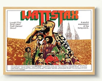 Black Art Poster: African American Music and Film Prints (Gallery Wall)