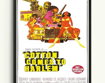 Vintage Film Poster: Black Art and Pop Culture (Matte Print)