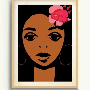 Black art, African American art, BLM, Black lives Matter, Feminist Art print, Billie Holiday poster, Black Girl Magic, Illustration art