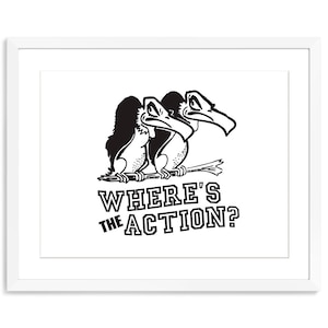 Word Art Irónico Vintage Cartoon Art Bird Print Joke Gift Vultures Poster T Shirt Art Party Decorations Illustration Print Printable Clip Art