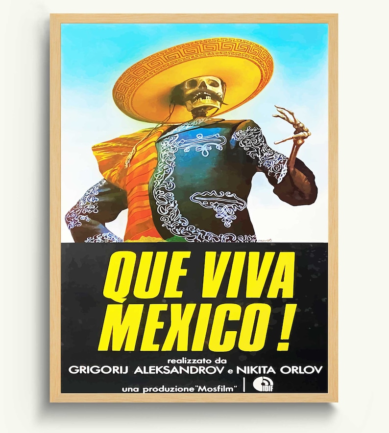 Mexican Movie Poster, Latino Art, Hispanic Art, Mexican Wall Decor