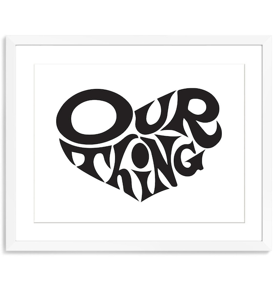 Typography art on sale