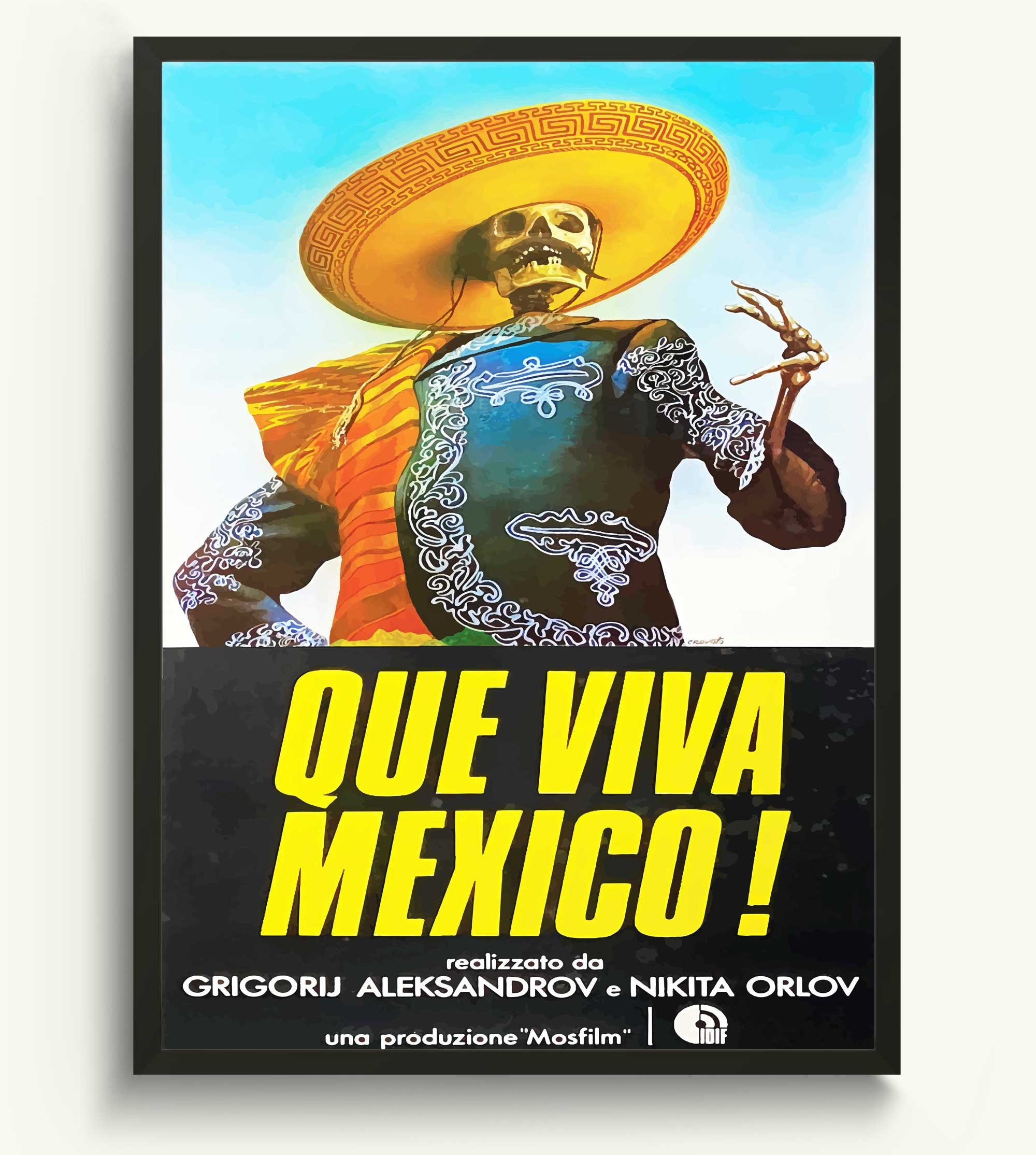 Mexican Art Day of the Dead Movie Poster Wall Art Prints , Viva