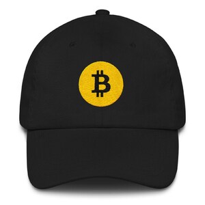 Bitcoin Crypto Currency Bitcoin Symbol Dad Hat
