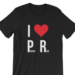 I Love Puerto Rico Short-Sleeve Unisex T-Shirt