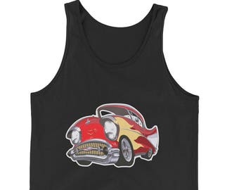 T-shirt Unisex Racing Roots – 1993 Camaro Z28 Rossa, Maniche Corte, Nera, Grafica Auto Classiche