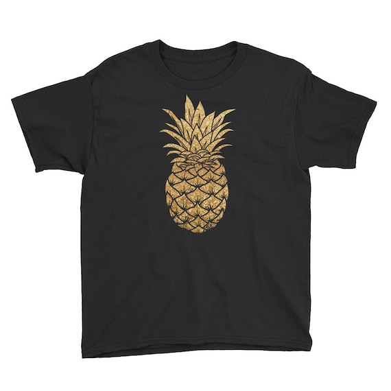 Gold Glitter Pineapple T Shirt Design Gold Glitter Pineapple T Shirt Design