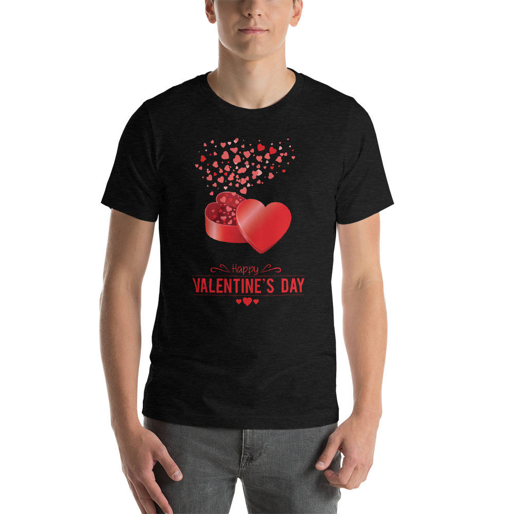 K Happy Valentine's Day Short-sleeve Unisex T-shirt - Etsy