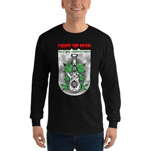 Funny Light Up Man Let&#39;s Get Chinese Eyes Long Sleeve T-Shirt