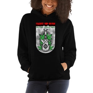 Funny Light Up Man Let&#39;s Get Chinese Eyes Unisex Hoodie