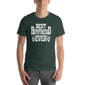 Best Boyfriend Ever Gift Short-Sleeve Unisex T-Shirt image 3