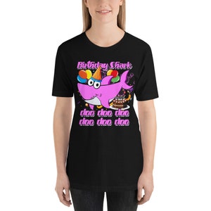 Birthday Girl Shark Gift Short-Sleeve Unisex T-Shirt
