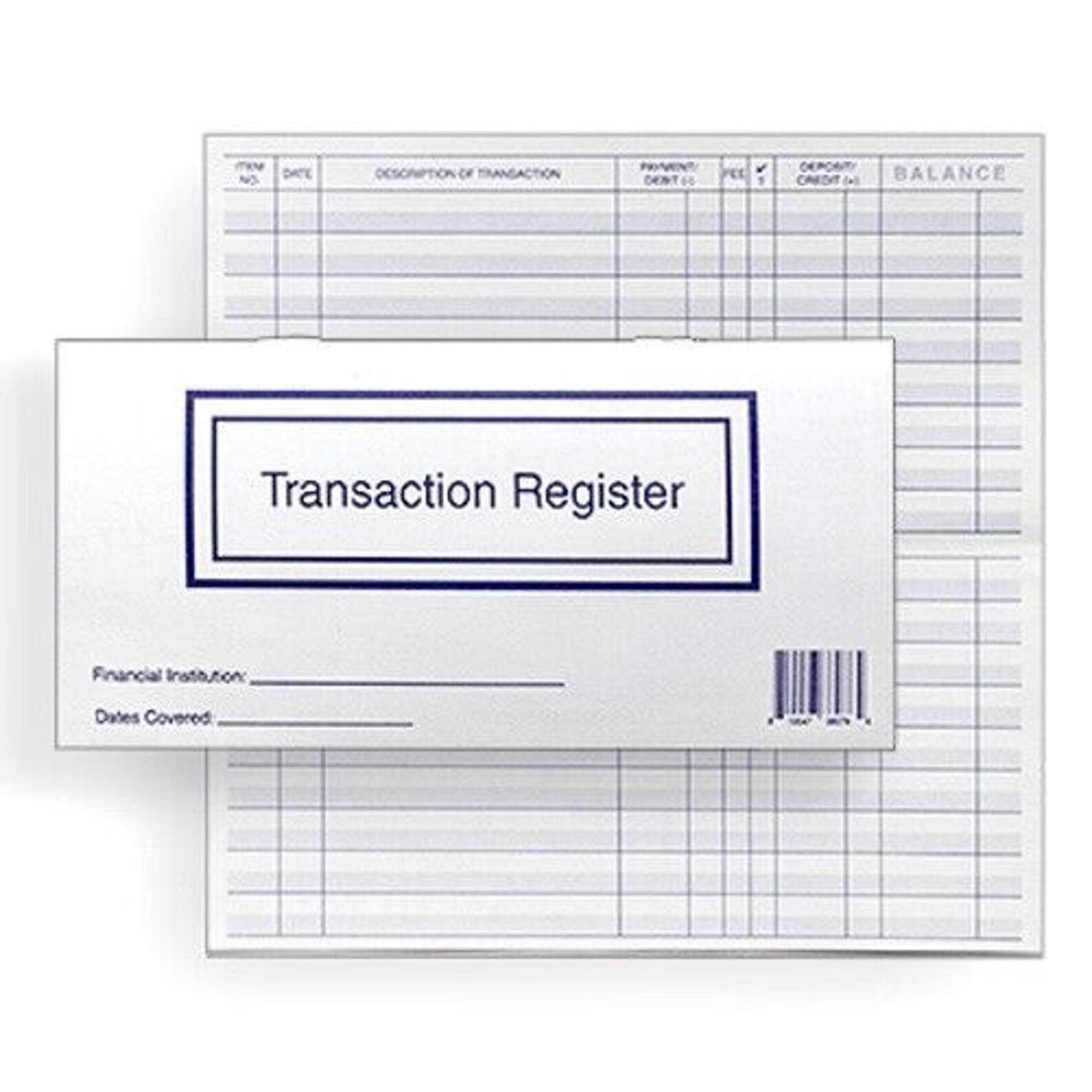 10 Checkbook Transaction Registers 2026 2027 2028 Calendar Check Book ...