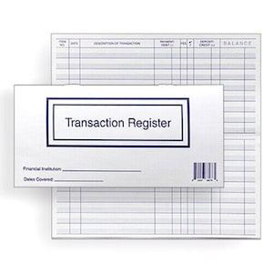 10 Checkbook Transaction Registers 2025 2026 2027 Calendar Check Book Register