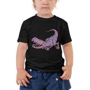 Hungry Gator or Happy Reptile Crocodile Toddler Short Sleeve Tee