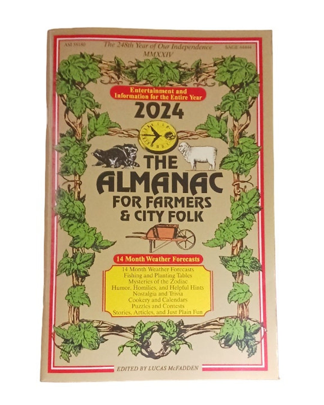 2024 the Almanac for Farmers & City Folk 14 Month Weather Forecasts New