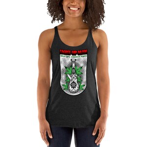 Funny Light Up Man Let&#39;s Get Chinese Eyes Women&#39;s Racerback Tank
