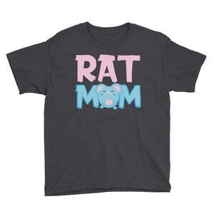 ネズミママ おもしろペット ネズミ マウス ユース 半袖 Tシャツ