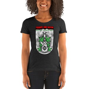 Funny Light Up Man Let&#39;s Get Chinese Eyes Ladies&#39; Short Sleeve T-Shirt