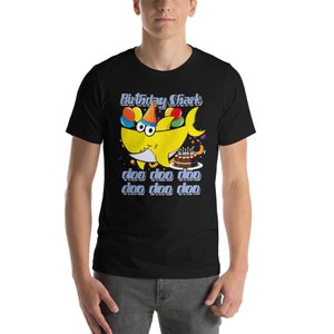 Birthday Shark Gift Short-Sleeve Unisex T-Shirt