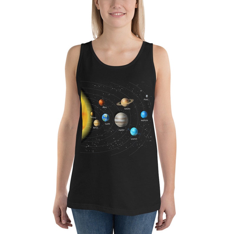 Solar System Planets Unisex Tank Top - Etsy Norway