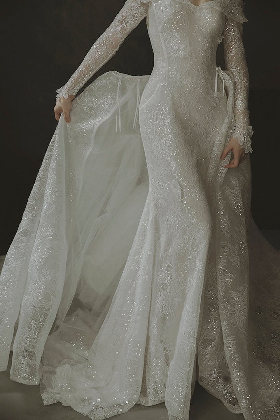 Amber 2-way Wedding Dress. - Etsy
