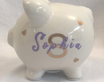 Personalized Piggy Bank, Kids Piggy Bank, Baby Shower Gift, Baby Shower Gifts, Piggy Bank, Personalized, Baby Shower, Baby Boy, Baby Girl