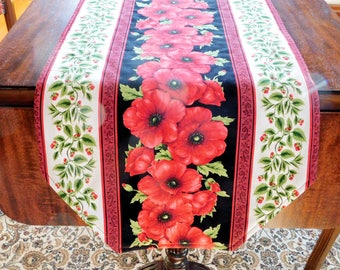 Poppies Table Runner